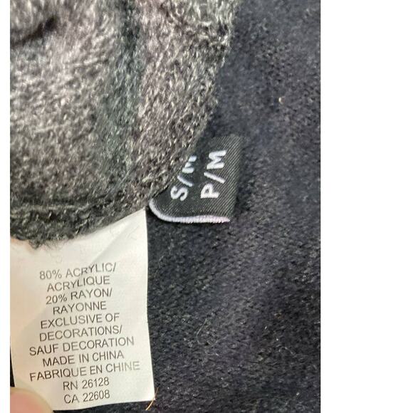 Echo Touchscreen Compatible Knit Gloves Women Small/Medium Charcoal Heather NWT - Picture 5 of 6